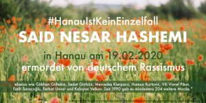 Erinnerung an die Opfer des Anschlages von Hanau am 19.02.2020 | © 2021 Claus R. Kullak | Ana-Maria Berbec / Unsplash | respublica.prepon.de
